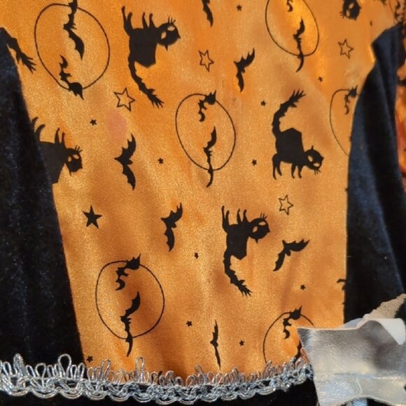 3/$20 Rubie's Halloween Witch Costume Long Flare Sleeve Dress Tulle Party - Picture 13 of 15